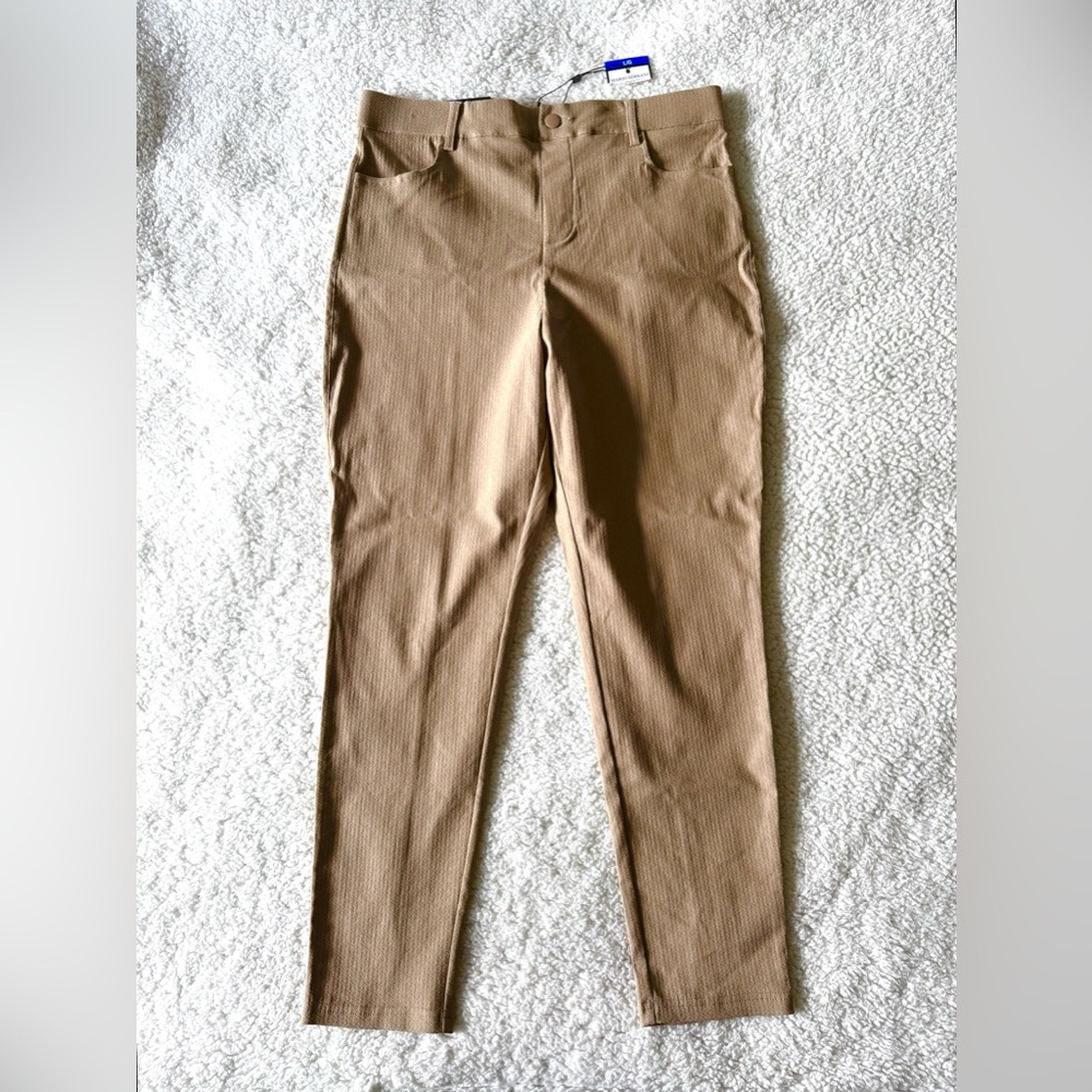Mario Serrani Italy Women’s Camel Brown Dress Pant Size Large New with Tags